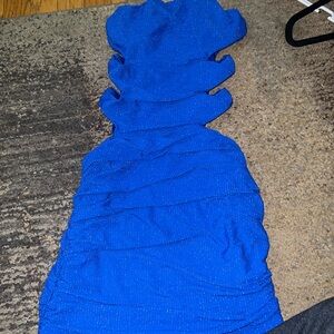 Blue sparkly dress, size s
